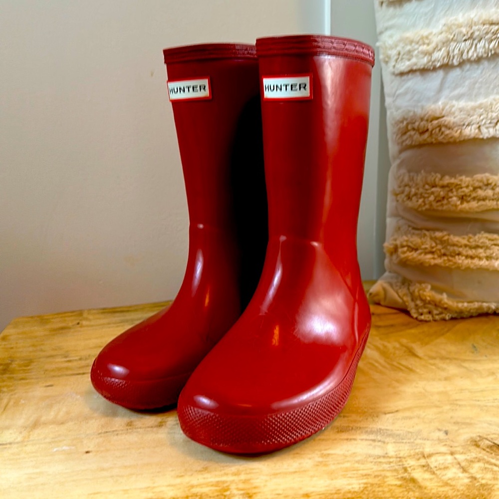 Hunter rain boots kids size 12
